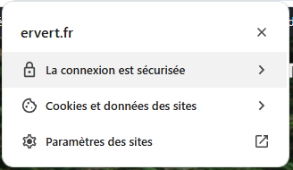 Illustration d'un site web sécurisé HTTPS pour une entreprise à Bastia
