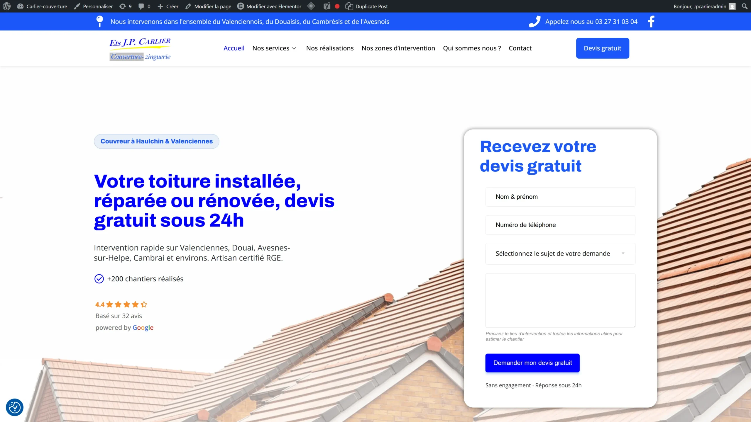 Site ETS J.P. Carlier