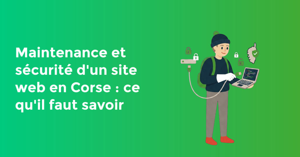Maintenance et sécurité d'un site web en Corse : ce qu'il faut savoir