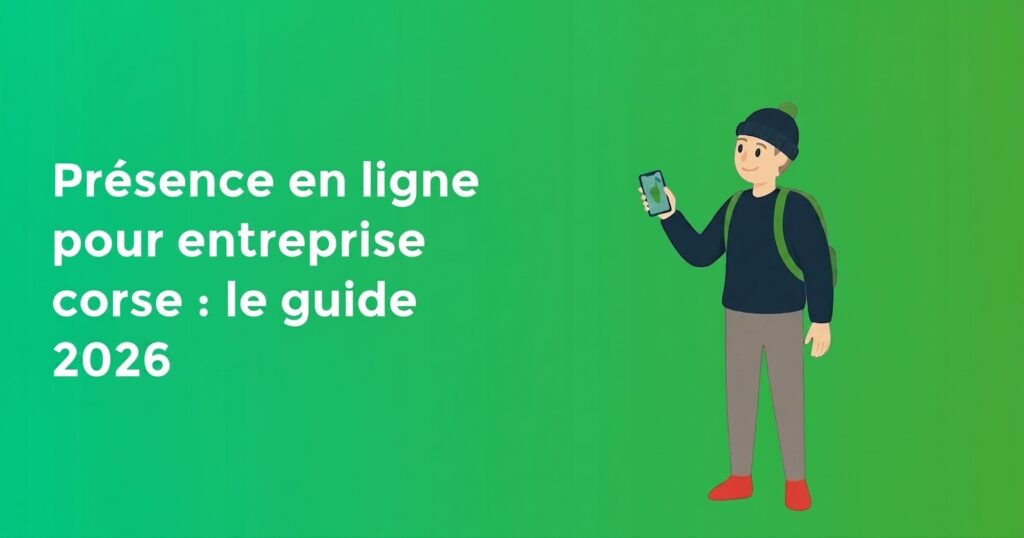 Chef d'entreprise corse consultant son site internet sur tablette à Ajaccio