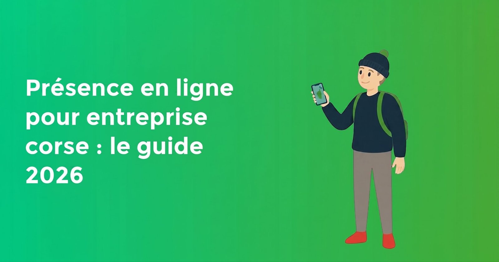 Chef d'entreprise corse consultant son site internet sur tablette à Ajaccio