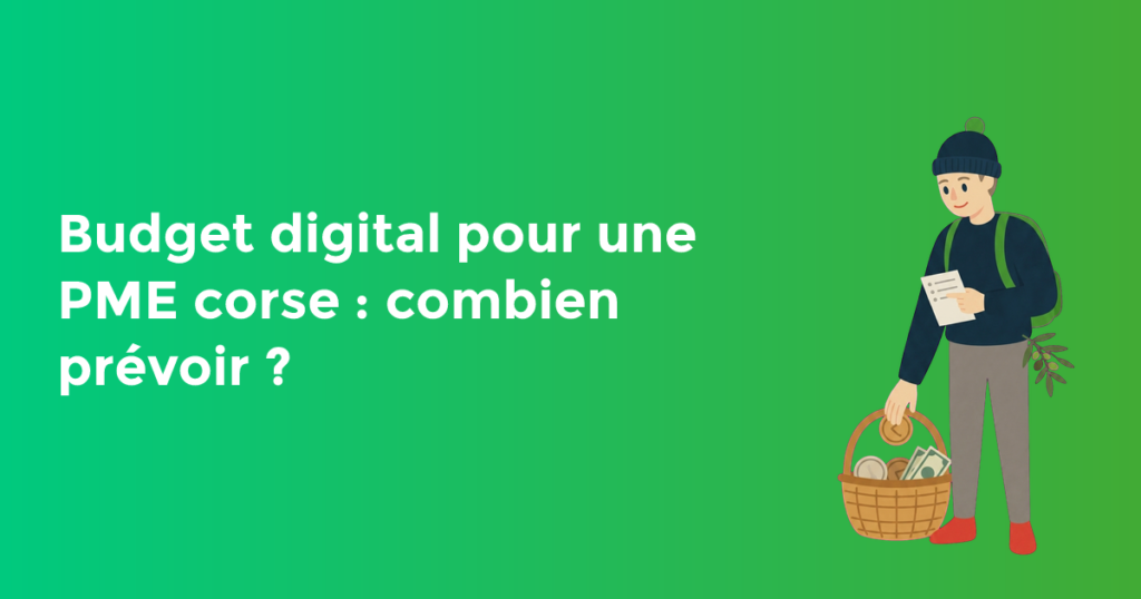Budget digital pour une PME corse : combien prévoir ?