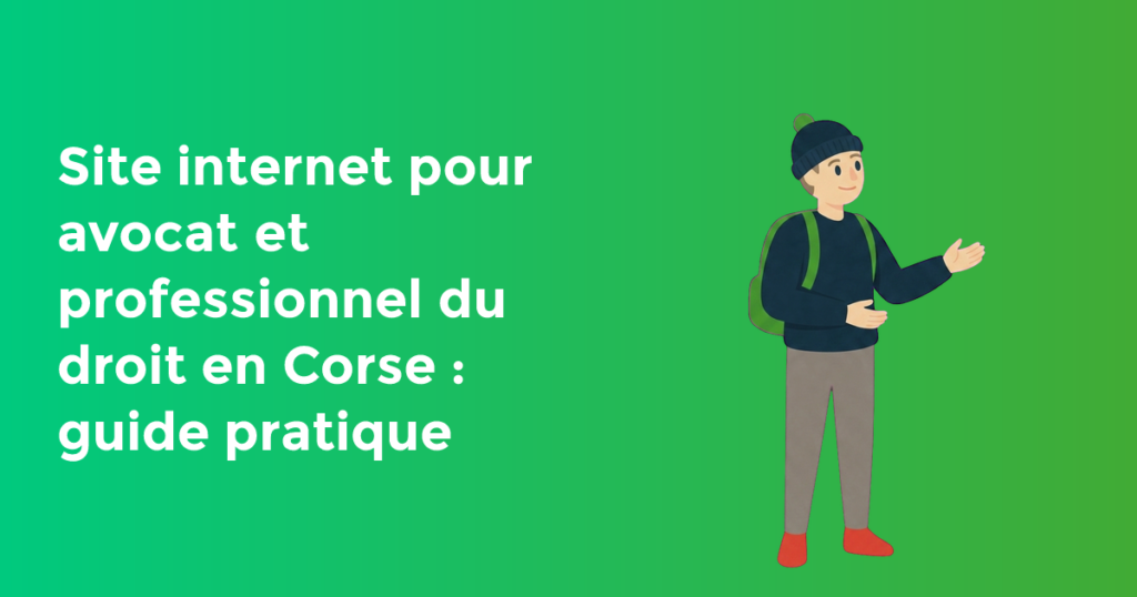 Site internet pour avocat et professionnel du droit en Corse : guide pratique