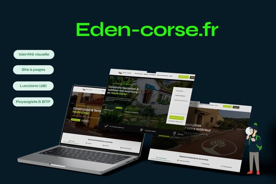 Le site eden-corse.fr